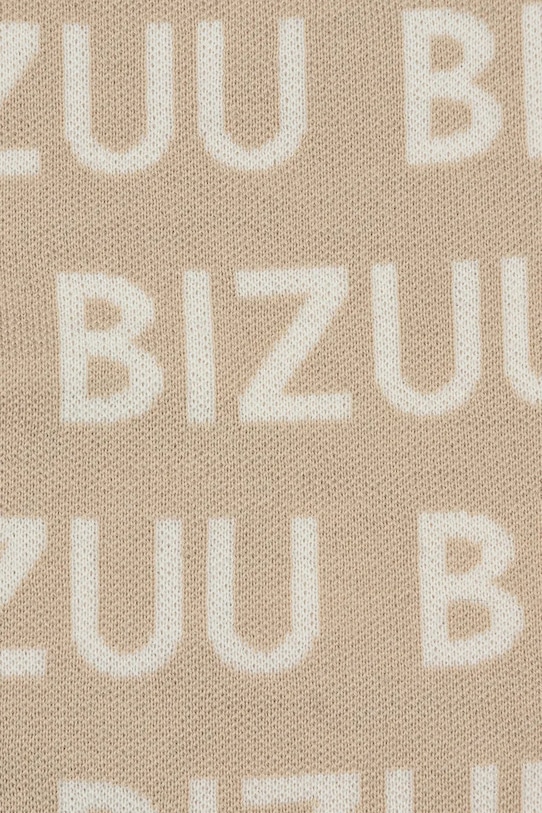 Шарф з додаванням вовни Bizuu LOGGU LOGGU.BEZOWY бежевий AW25