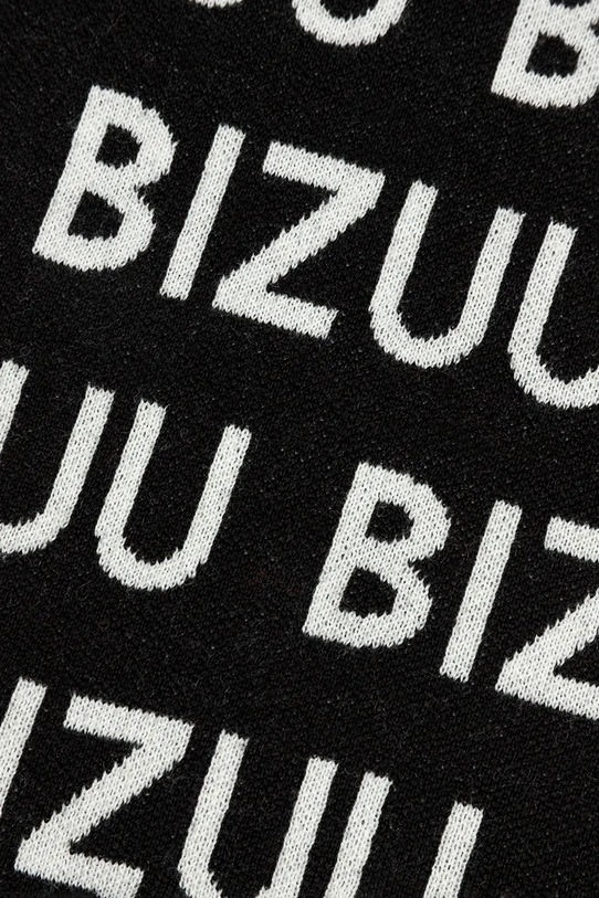 Bizuu szalik z dodatkiem wełny LOGGU LOGGU.CZARNY czarny AW25