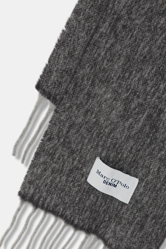 Marc O'Polo szalik z dodatkiem wełny 5000007554 szary AW25