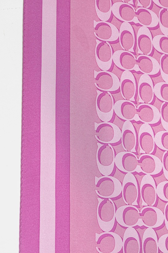 Coach apaszka jedwabna 29C8362 różowy AW25