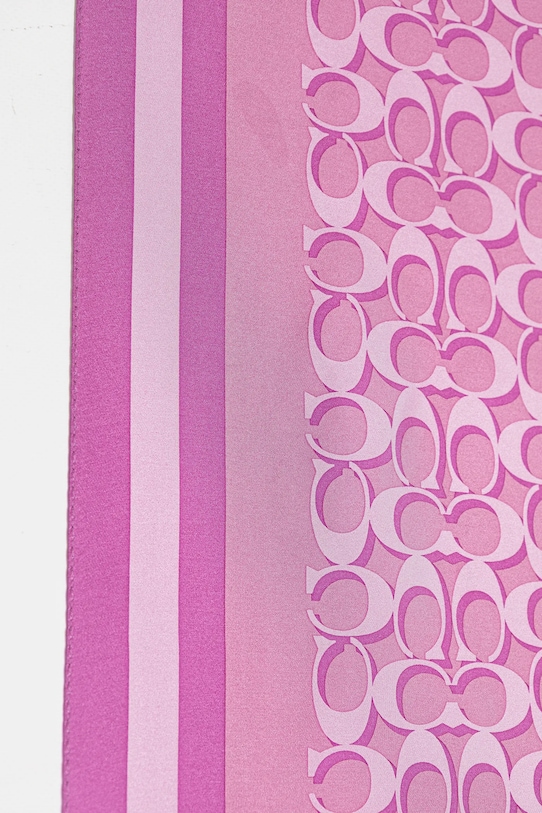 Coach apaszka jedwabna 29C8362 różowy AW25