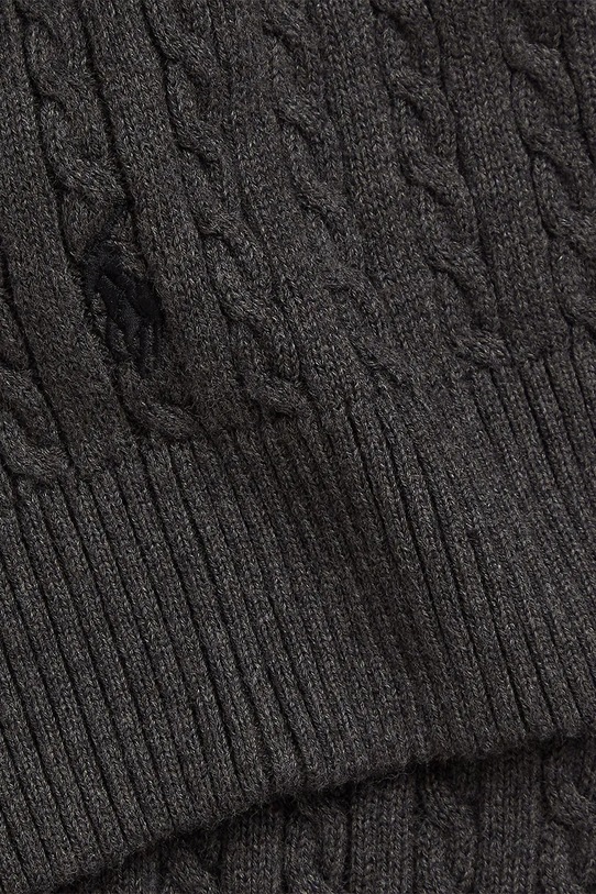 Dječji pamučni šal Polo Ralph Lauren 313978908001 siva AW25