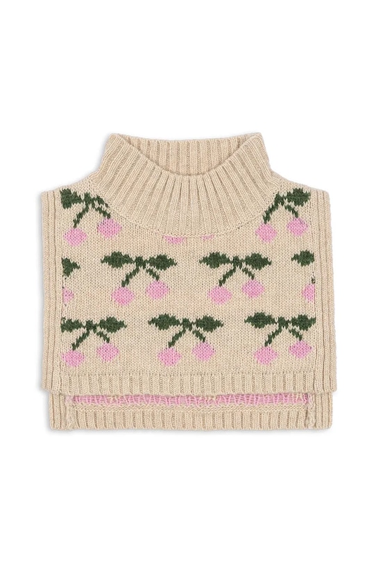 Детский снуд Konges Sløjd BELOU NECKWARMER средней плотности бежевый KS103714.9BYA