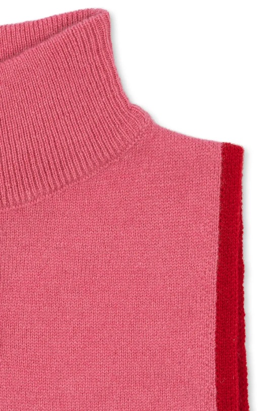 Dziewczynka Konges Sløjd komin wełniany dziecięcy COLLETTE NECKWARMER KS103461.9BYA różowy