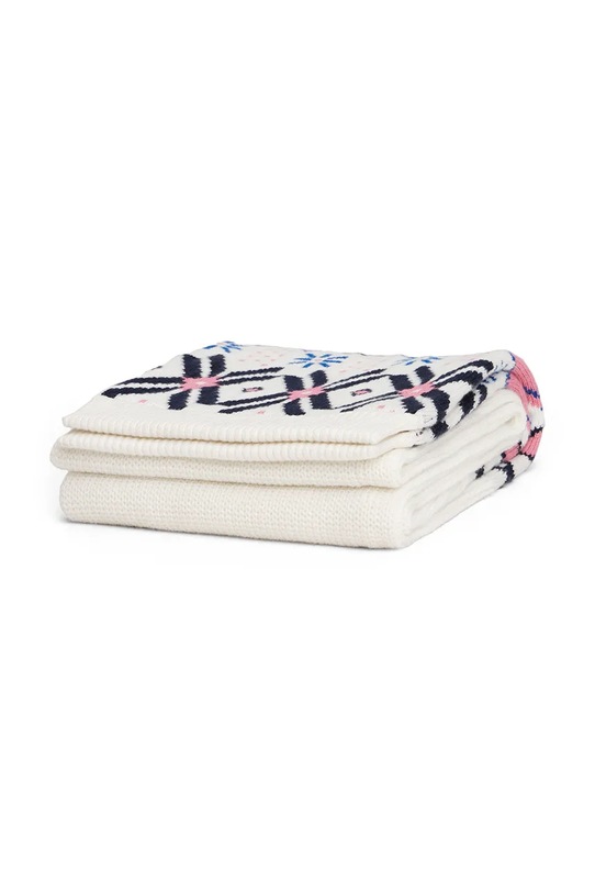 Dziewczynka Tommy Hilfiger szalik bawełniany dziecięcy KG0KG09041.9BYA biały