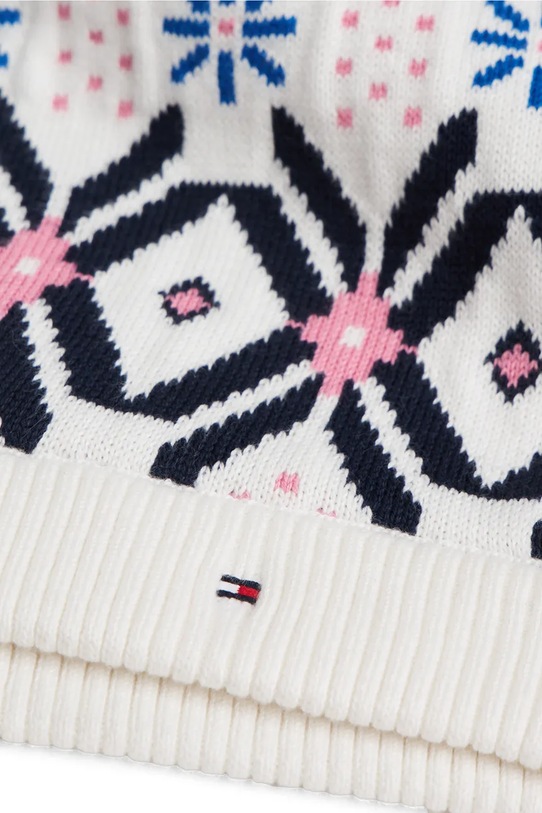 Tommy Hilfiger szalik bawełniany dziecięcy biały KG0KG09041.9BYA