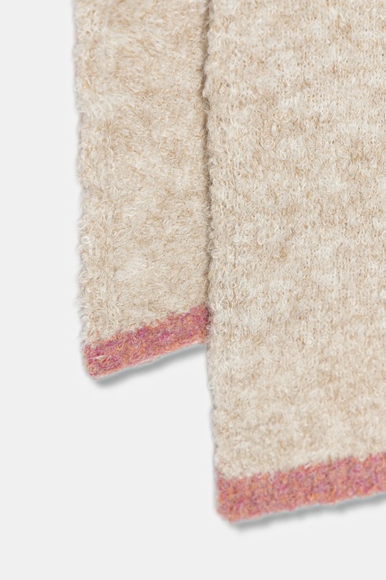 Παιδικό κασκόλ από μείγμα μαλλιού United Colors of Benetton 67NDCU010.G.Seasonal μπεζ AW25