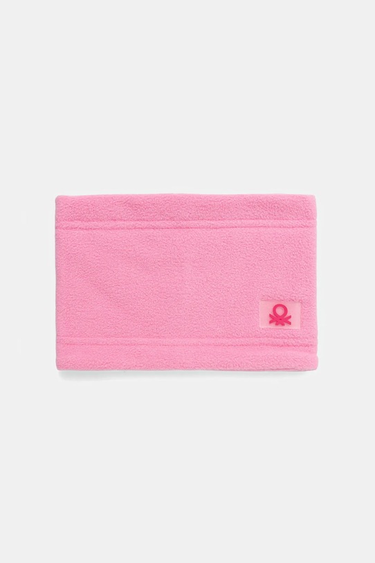 Dječji cjevasti šal United Colors of Benetton bez uzorka roza 6U87GU00I.G.P.Seasonal