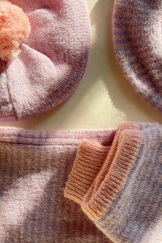 Konges Sløjd komin z dodatkiem alpaki dziecięcy BERLE NECKWARMER KS103719.9BYA fioletowy