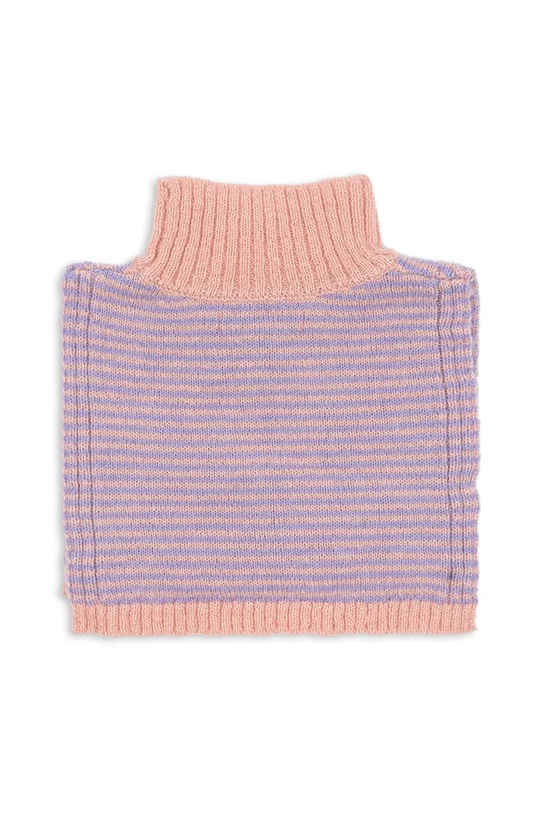Konges Sløjd komin z dodatkiem alpaki dziecięcy BERLE NECKWARMER KS103719.9BYA fioletowy AW25