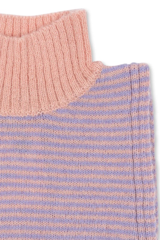 Chłopiec Konges Sløjd komin z dodatkiem alpaki dziecięcy BERLE NECKWARMER KS103719.9BYA fioletowy