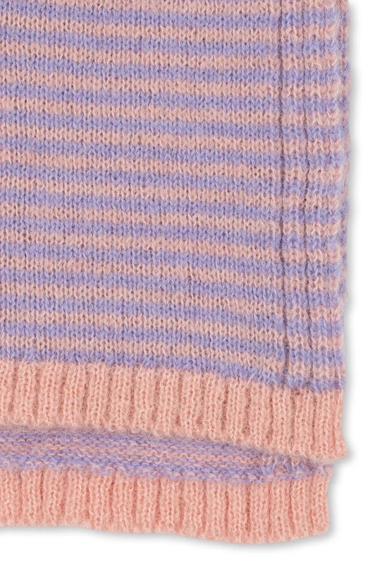 Konges Sløjd komin z dodatkiem alpaki dziecięcy BERLE NECKWARMER fioletowy KS103719.9BYA