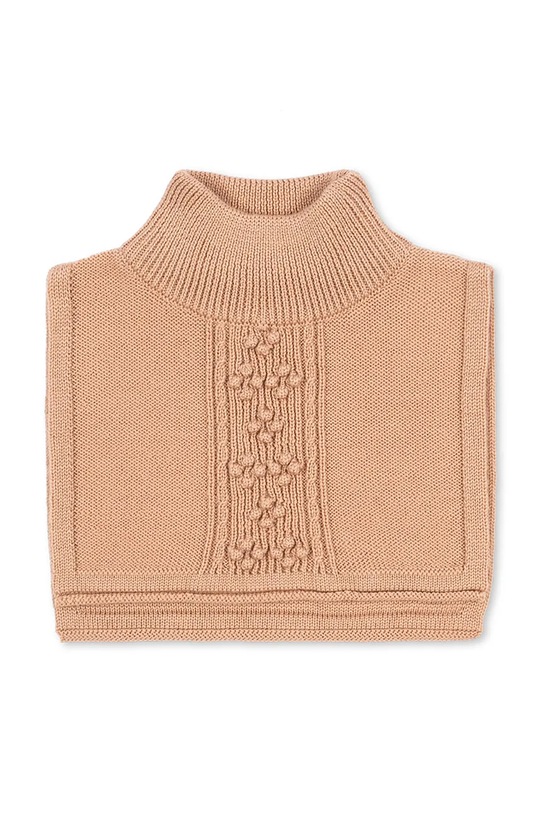 Παιδική μάλλινη κουκούλα Konges Sløjd CABBY NECKWARMER μαλλί πορτοκαλί KS103452.9BYA