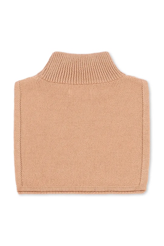 Konges Sløjd komin wełniany dziecięcy CABBY NECKWARMER KS103452.9BYA pomarańczowy AW25