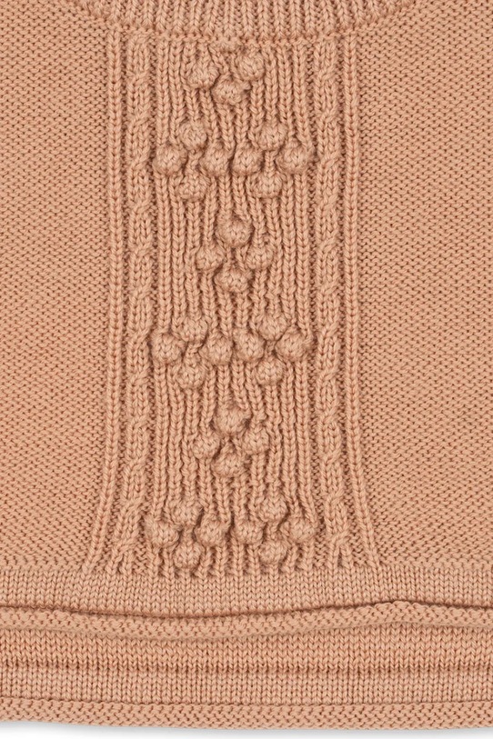 Παιδική μάλλινη κουκούλα Konges Sløjd CABBY NECKWARMER πορτοκαλί KS103452.9BYA