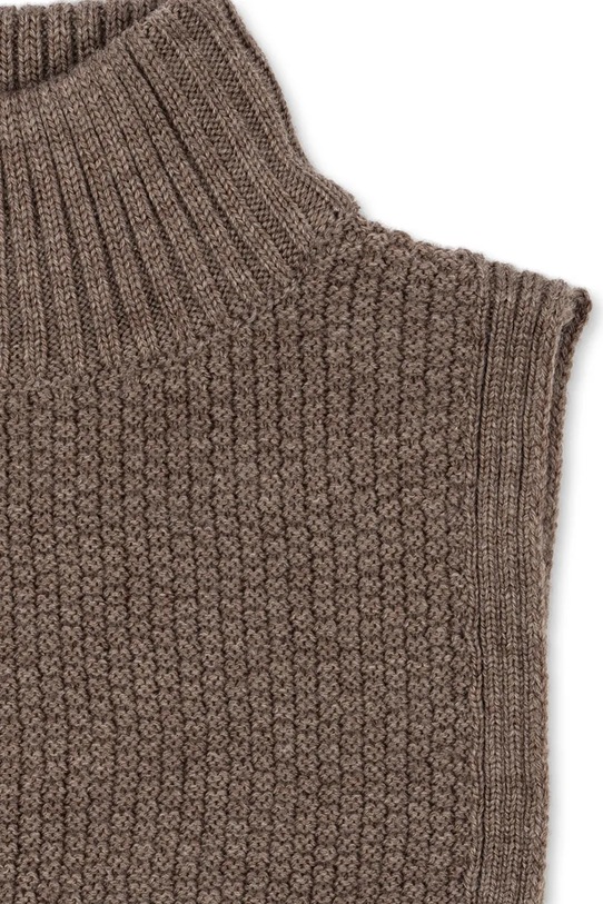 Παιδική μάλλινη κουκούλα Konges Sløjd FRUITY NECKWARMER πράσινο KS103469.9BYA
