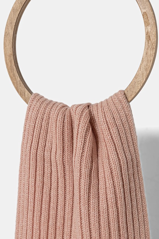 United Colors of Benetton fular de lână pentru copii 126WGU005.P.seasonal bej AW25