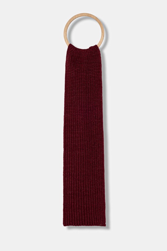 United Colors of Benetton fular de lână pentru copii uni burgundia 105HCU013.G.seasonal