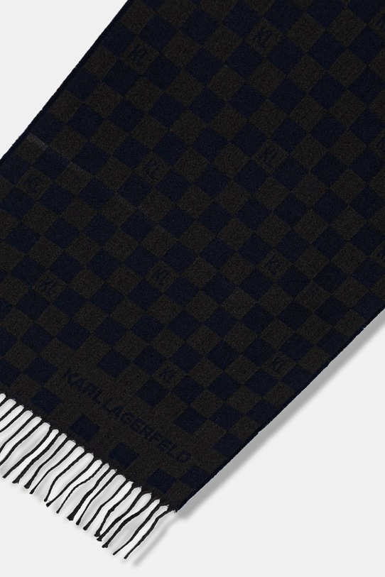 Šal z dodatkom volne Karl Lagerfeld 554131.805001 mornarsko modra AW25