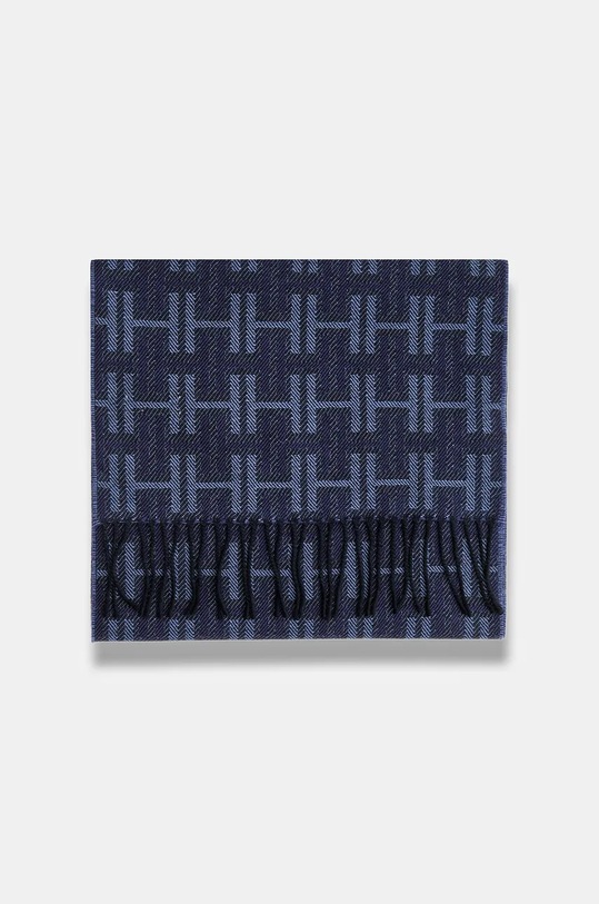 Hackett London szalik wełniany HM0400023 granatowy AW25