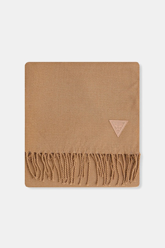 Guess szalik TORINO AM9568.POL03 brązowy AW25