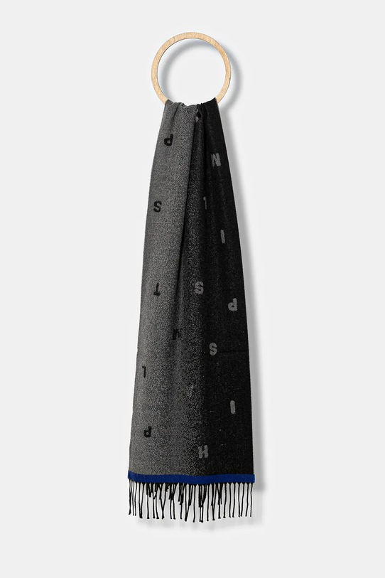 Paul Smith szalik wełniany wełna czarny M1A.150C.T711