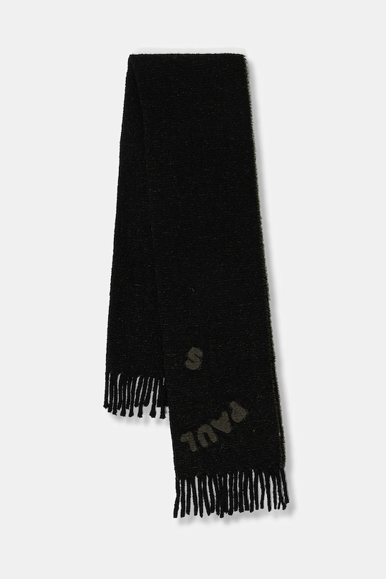 Шарф з додаванням вовни Paul Smith щільний чорний M1A.150T.T721