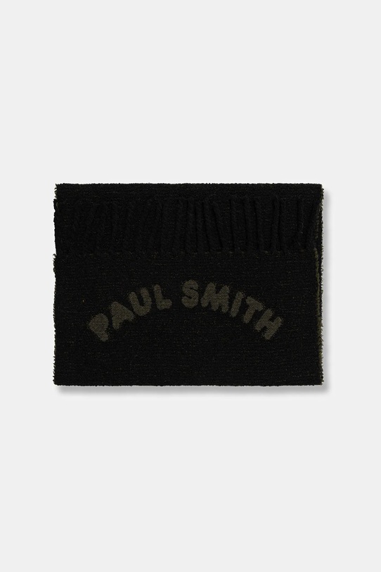 Κασκόλ με προσθήκη μαλλιού Paul Smith M1A.150T.T721 μαύρο AW25