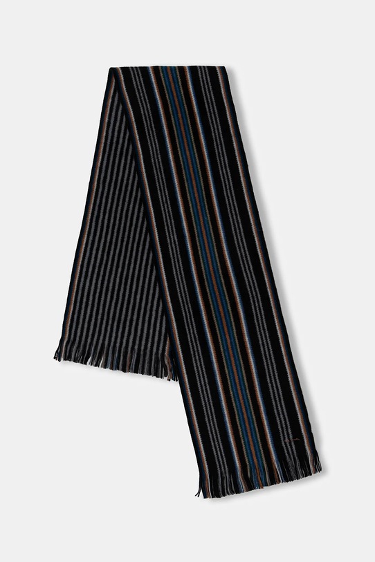 Μάλλινο κασκόλ Paul Smith μαλλί μαύρο M1A.151F.T643