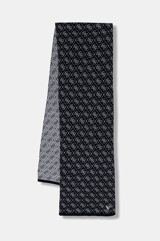 Guess szalik z domieszką wełny 4G z domieszką wełny granatowy M5BZ19.Z0442