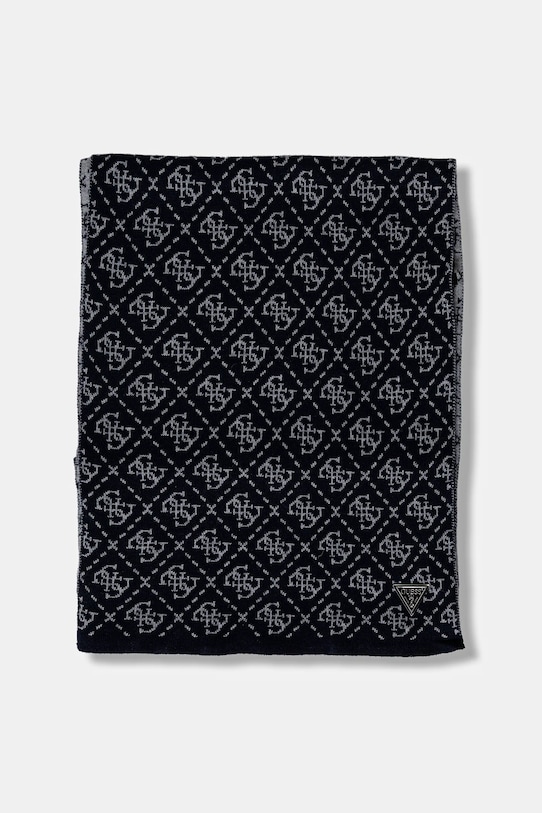 Guess szalik z domieszką wełny 4G M5BZ19.Z0442 granatowy AW25