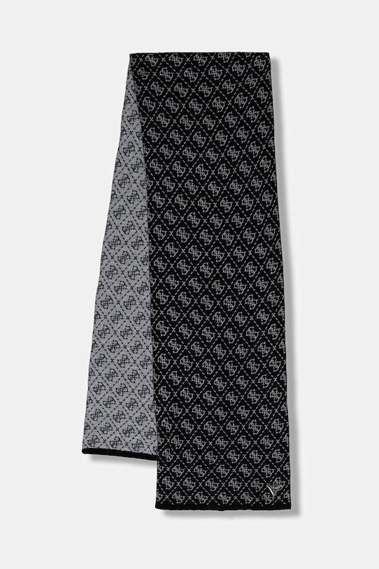 Guess fular din amestec de lână 4G cu modele negru M5BZ19.Z0442