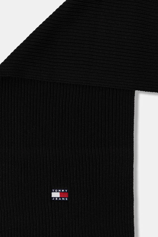 Bavlněný šátek Tommy Jeans AM0AM13683 černá AW25