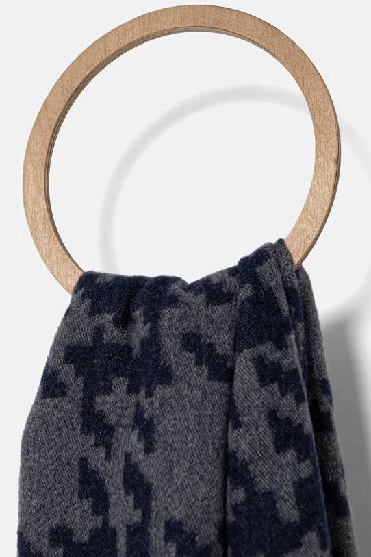 Šál s prímesou vlny Joop! 30048145 tmavomodrá AW25