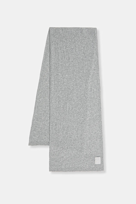 Calvin Klein szalik kaszmirowy pozostałe szary LV04D8014G