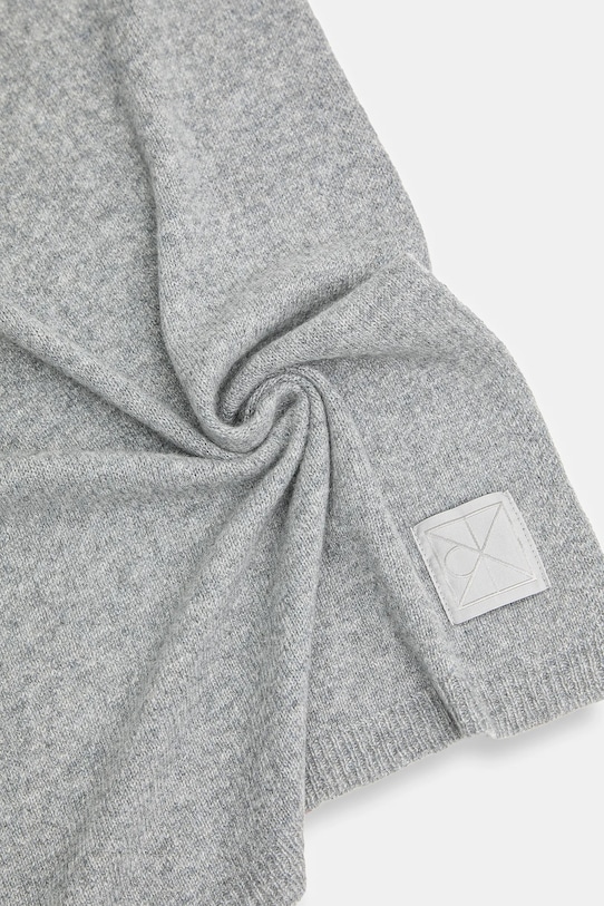 Akcesoria Calvin Klein szalik kaszmirowy LV04D8014G szary