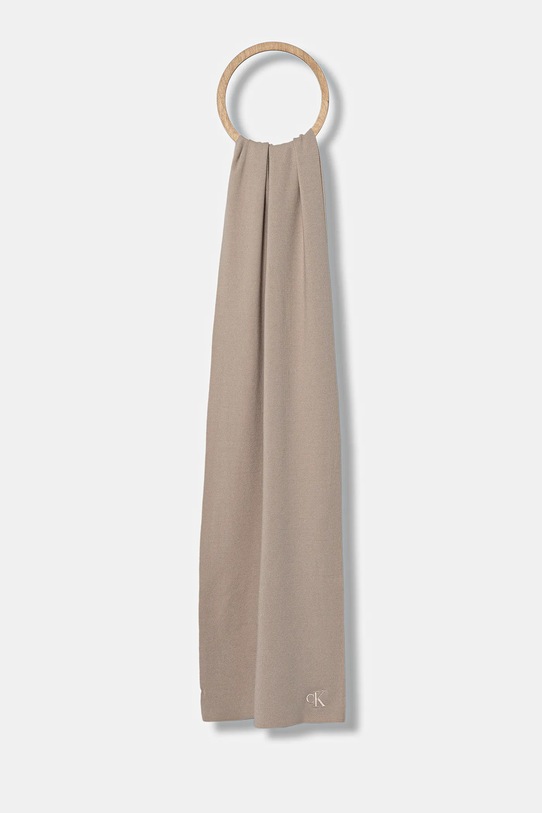 Calvin Klein szalik pozostałe beżowy LV04D8021G