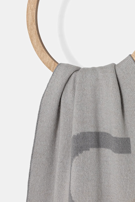 Шерстяной шарф Calvin Klein LV04D8030G серый NC25