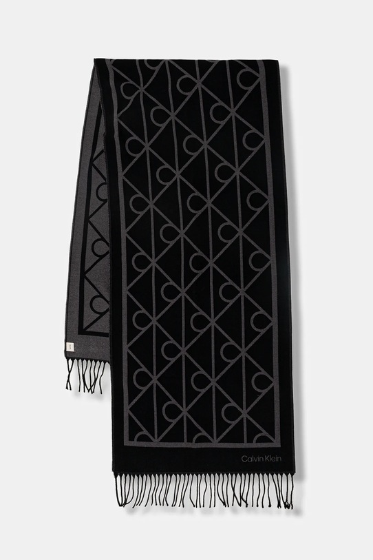 Calvin Klein szalik pozostałe czarny LV04D8061G