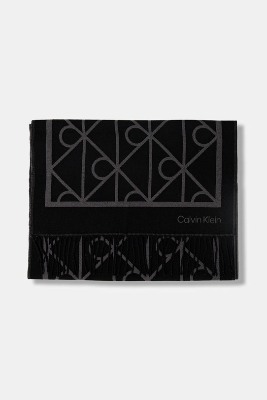 Šál Calvin Klein LV04D8061G čierna NC25