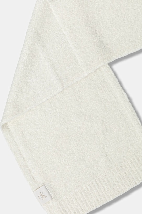 Vlněná šála Calvin Klein LV04D8066G béžová AW25