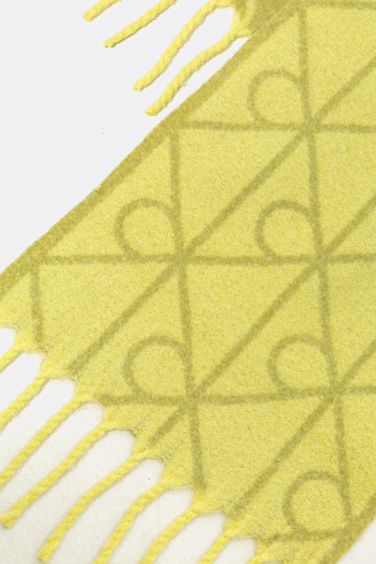 Kiegészítők Calvin Klein sál gyapjúkeverékből LV04D8072G sárga