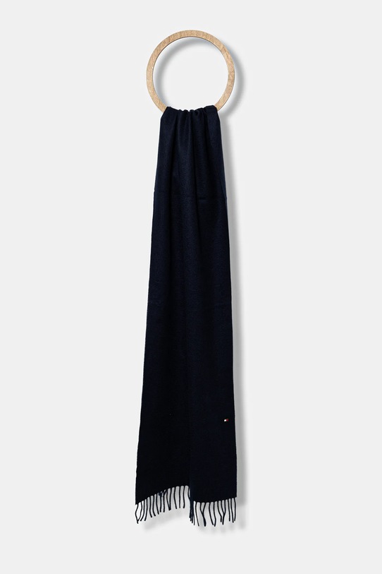 Šal od kašmira Tommy Hilfiger tanka mornarsko plava AM0AM13594