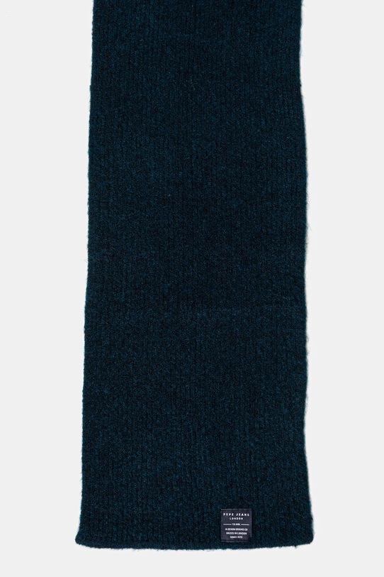 Pepe Jeans szalik z domieszką wełny PM0600001 turkusowy AW25