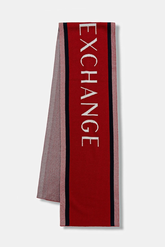 Armani Exchange scialle con lana misto lana rosso XM001552.AF13776