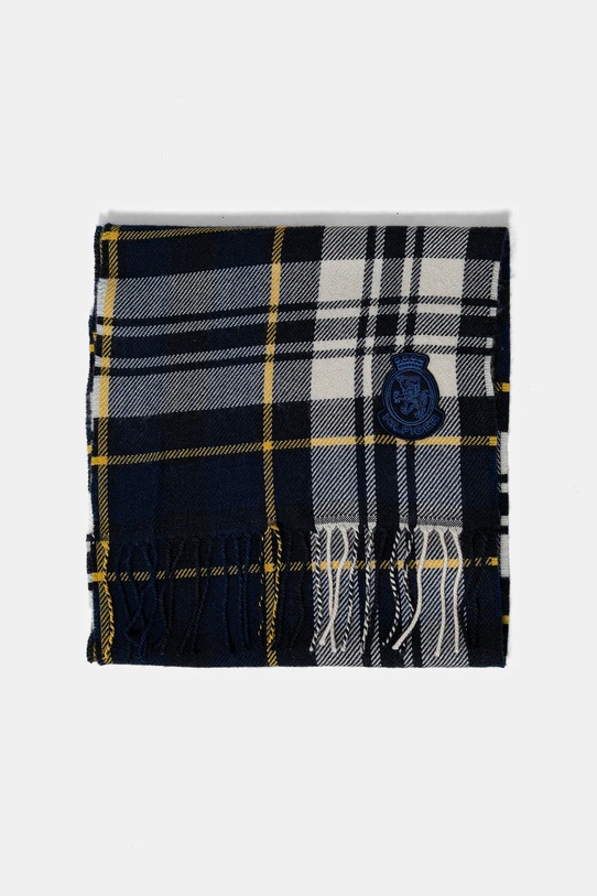 Tommy Hilfiger szalik wełniany AM0AM13599 granatowy AW25