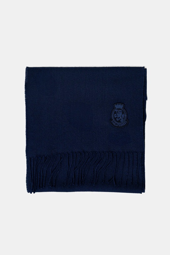 Tommy Hilfiger esarfa de lână AM0AM13789 bleumarin AW25