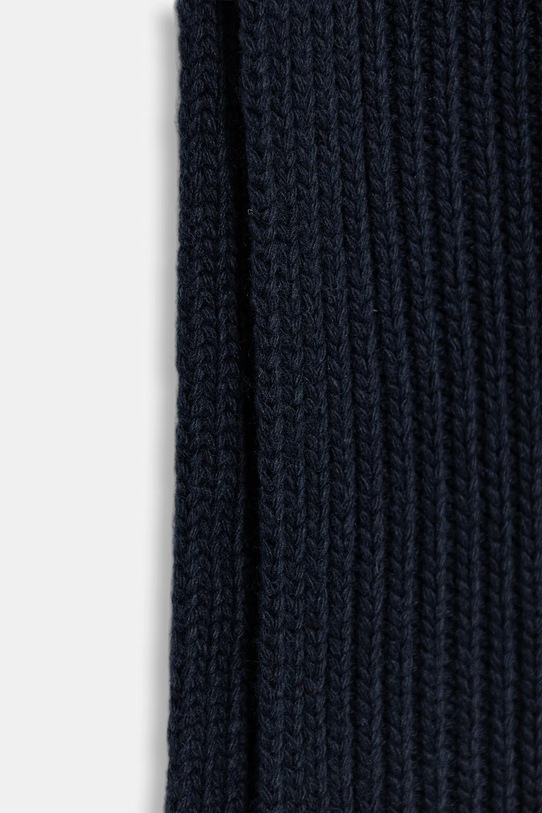 Šal s dodatkom vune United Colors of Benetton 12PAUU00X mornarsko plava AW25