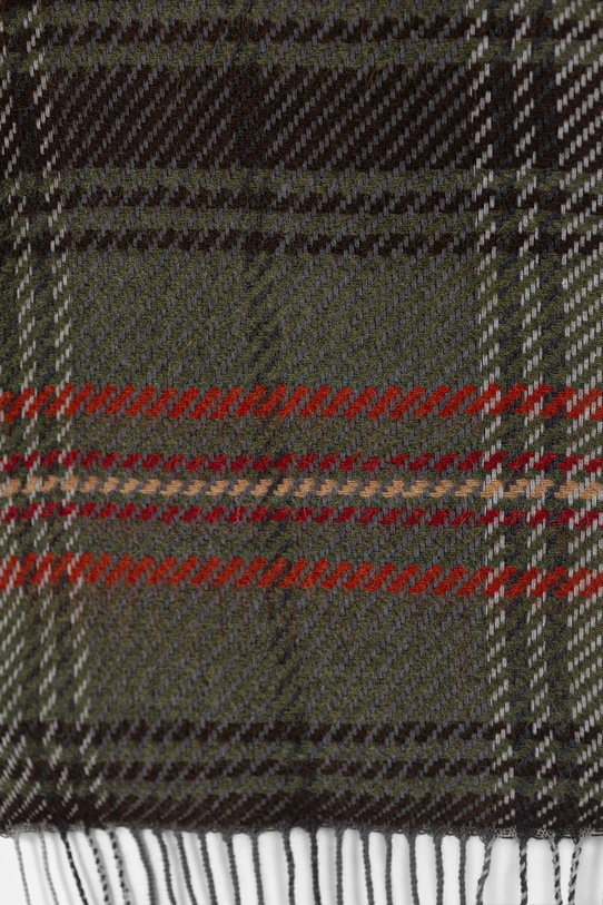 United Colors of Benetton szalik z domieszką wełny 6E9FUU00Y zielony AW25