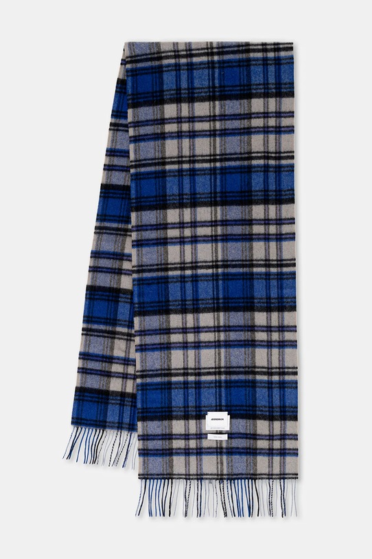 Ader Error szalik wełniany MUFFLER wełna niebieski BMADFWAC0401BL